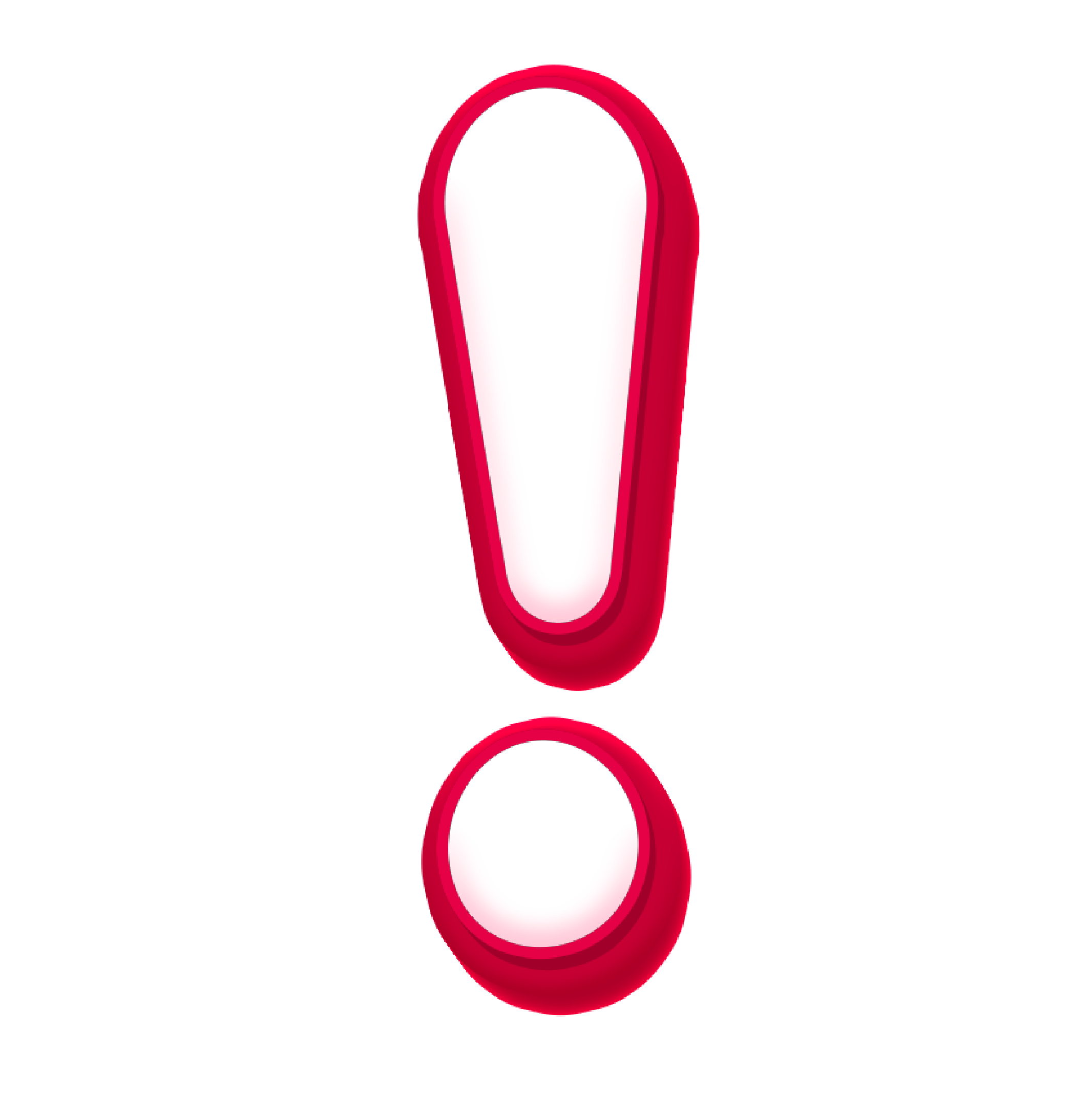 Exclamation mark icon, stylish offensive tshirts