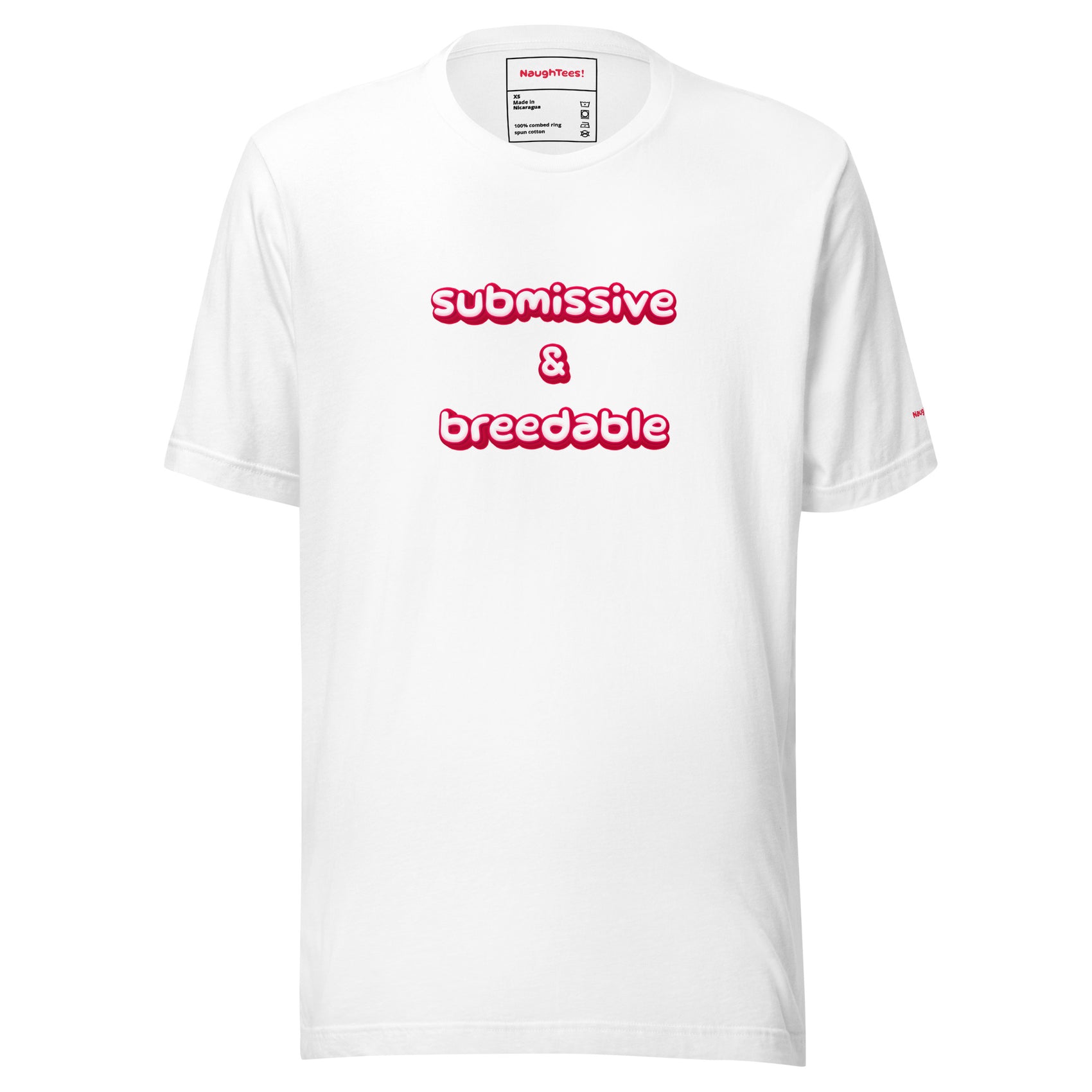 Submissive & Breedable unisex cotton t-shirt