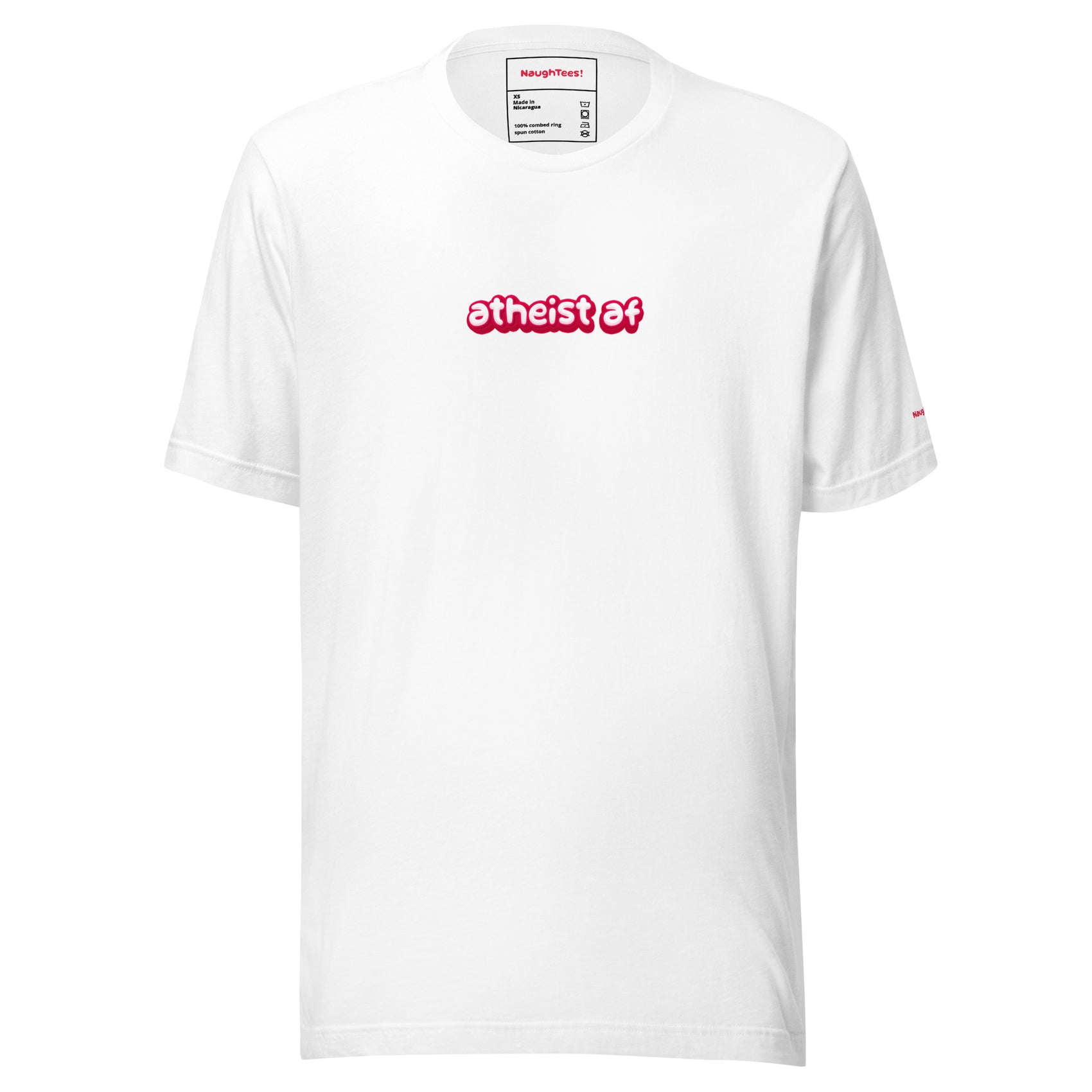 Atheist AF unisex cotton t-shirt